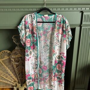 Vintage Avon Sheer Floral Robe